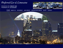 Tablet Screenshot of preferredcarandlimo.com